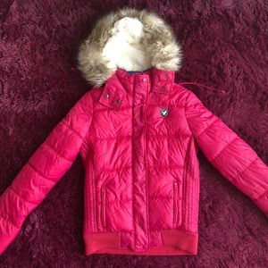 Pink American Eagle winter coat